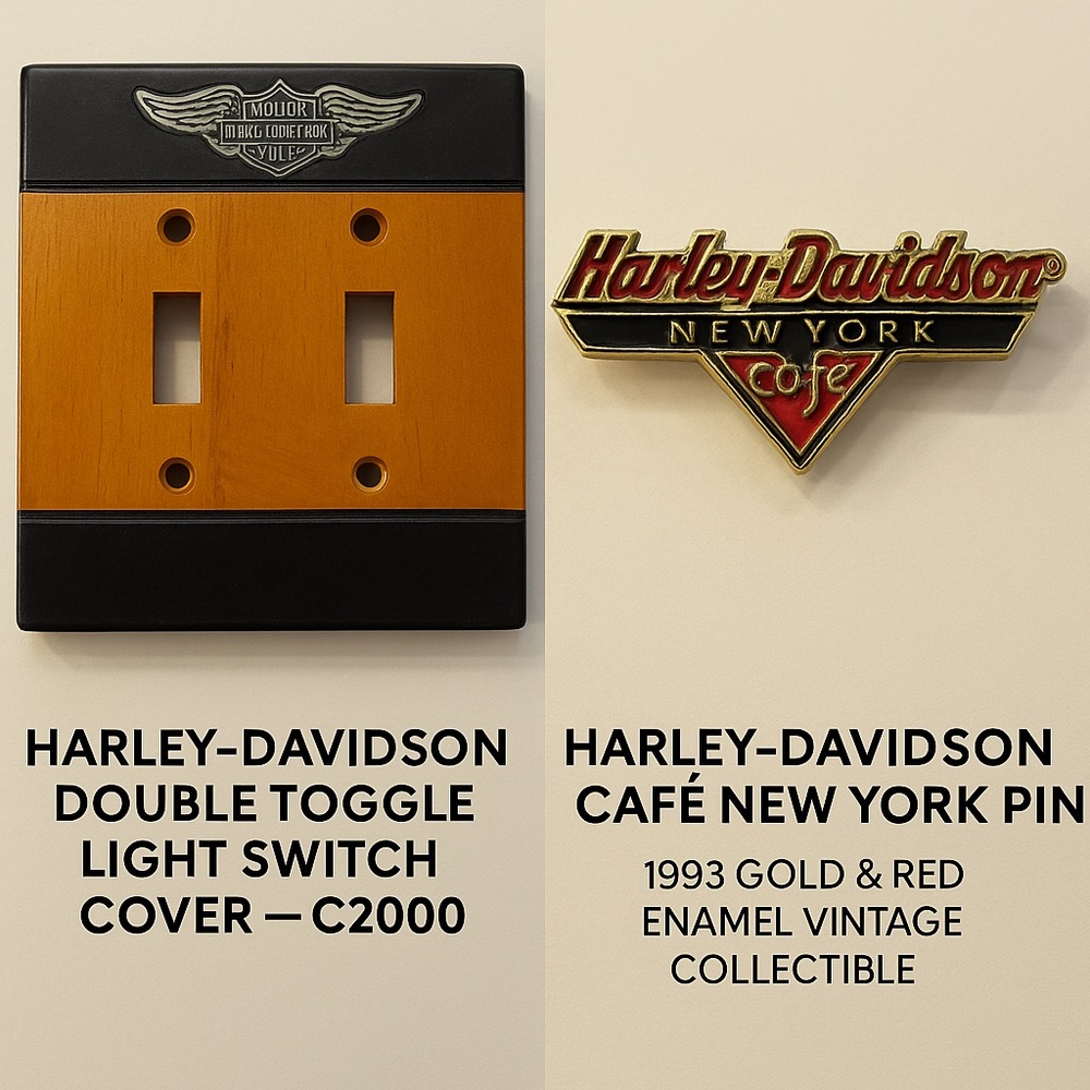 Harley-Davidson Bundle Double Toggle Switch Cover… - image 1